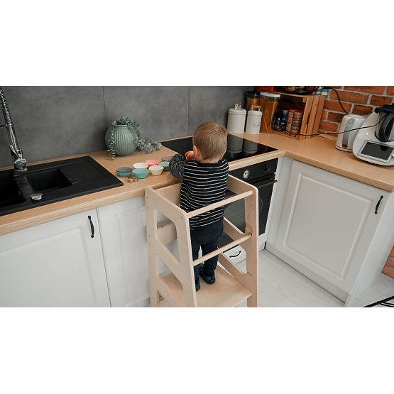 Montessori tantorony Sara MAXI 90 - természetes