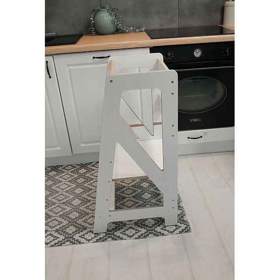 Montessori tanulótorony Pola Scandi - fehér