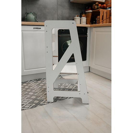 Montessori tanulótorony Pola Scandi - fehér