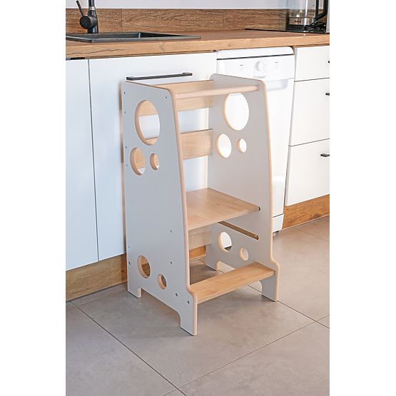 Montessori tanulótorony Rings Scandi