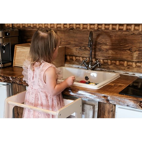 Montessori Learning Tower Nora - fehér