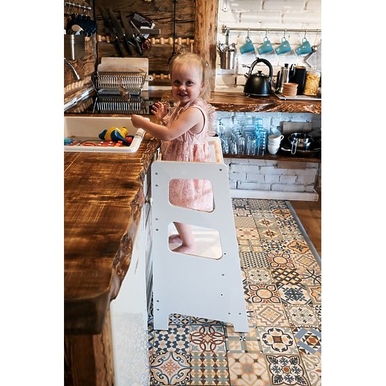 Montessori Learning Tower Nora - fehér