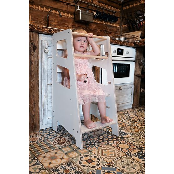 Montessori Learning Tower Nora - fehér