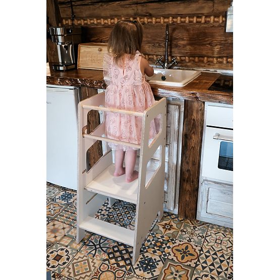 Montessori Learning Tower Nora - fehér