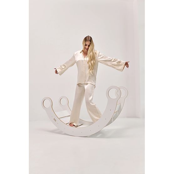 Montessori XL fa hintaszék - fehér