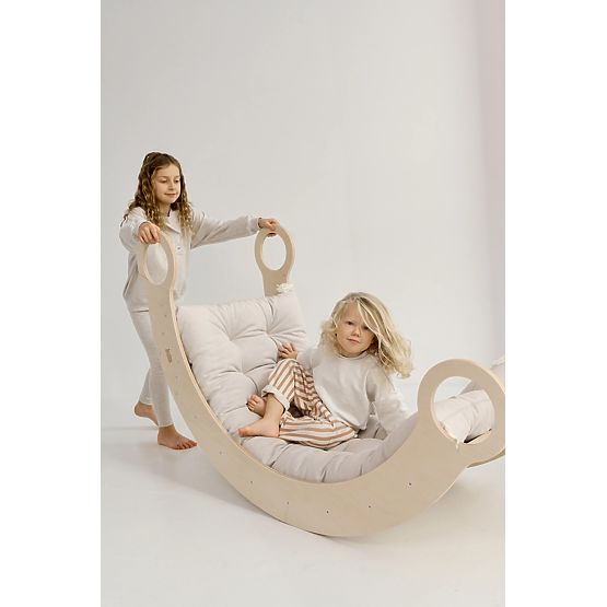 Montessori XL fa hintaszék - természetes