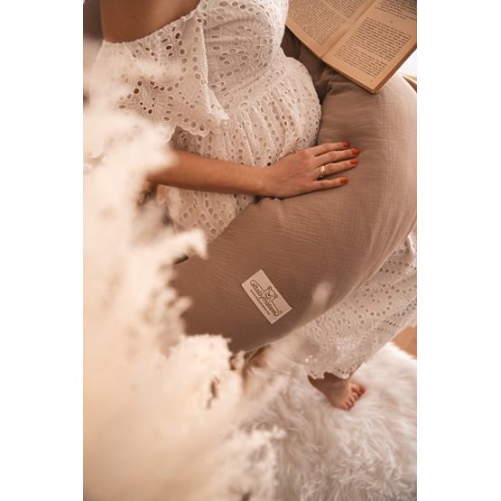 MOON MUSLIN párna 260 cm - barna