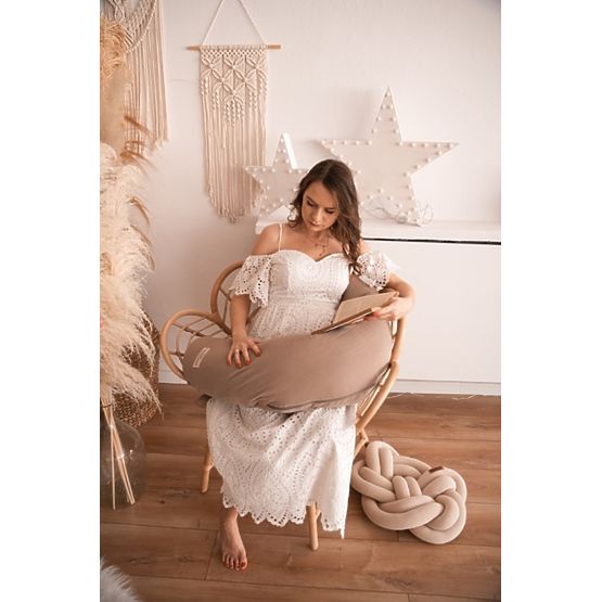 MOON MUSLIN párna 260 cm - barna