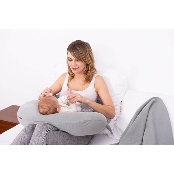 MOON MUSLIN párna 260cm - szürke