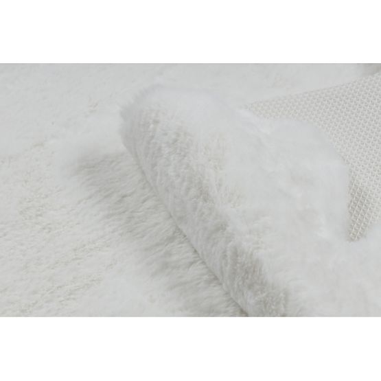 Mosható SHAPE 3146 Medve Shaggy szőnyeg - elefántcsont plüss, csúszásmentes