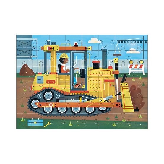 Mudpuppy Buldozer Puzzle 48 darabos