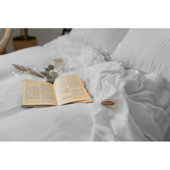 Muszlin ágynemű 140x200 cm + 70x90 cm világosszürke