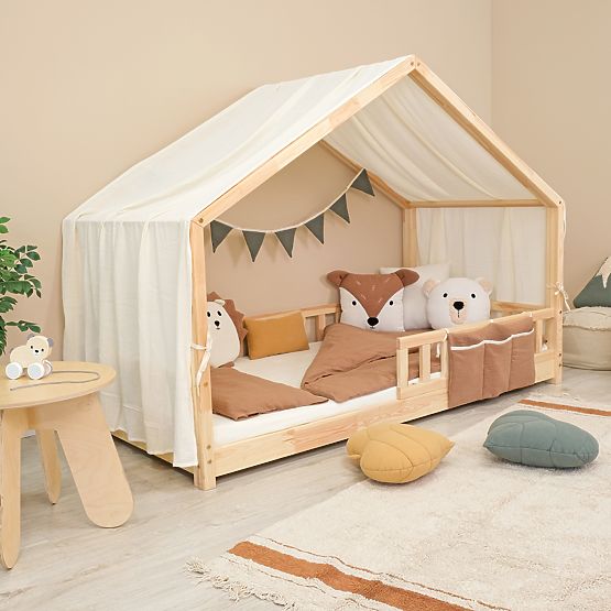 Muszlin párna Ourbaby 38x35 cm Levél - mustár