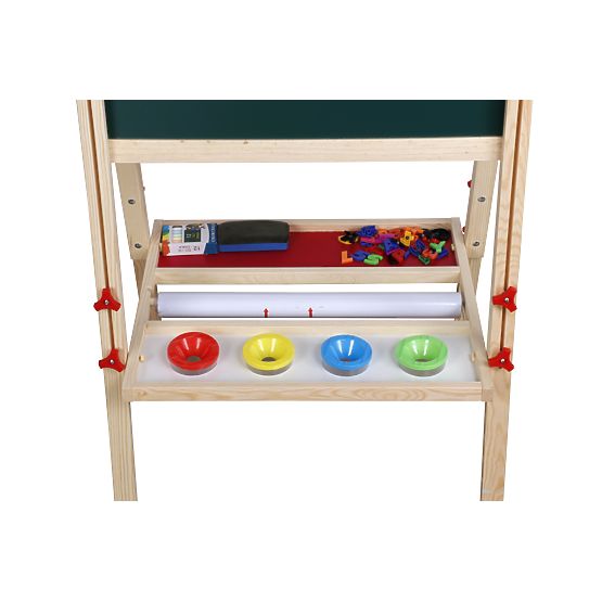 Kétoldalas fa tábla Chalkie Duo