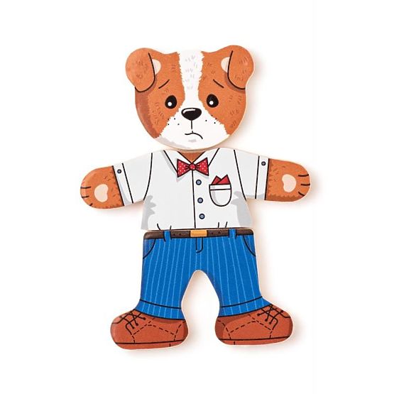 Öltöztetős kutyus puzzle