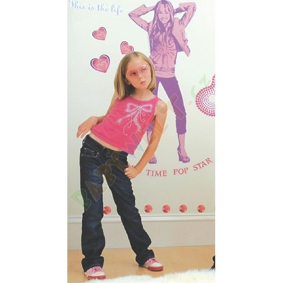 Öntapadó dekoráció - Hannah Montana