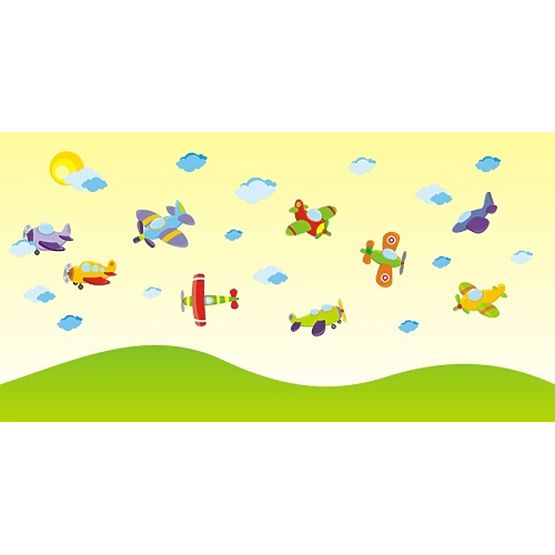 Öntapadó dekoráció - repülők