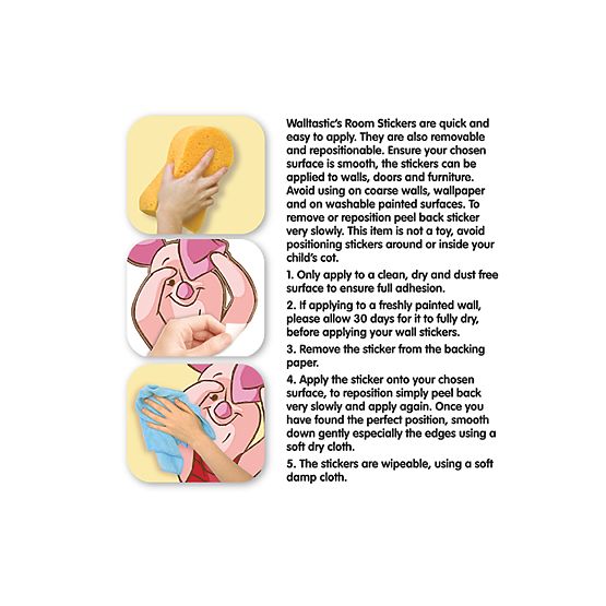 Öntapadó Disney matricák - Micimackó