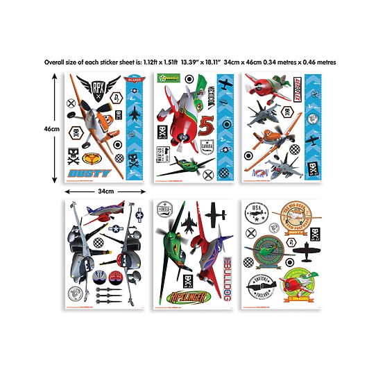 Öntapadó Disney matricák - Repcsik