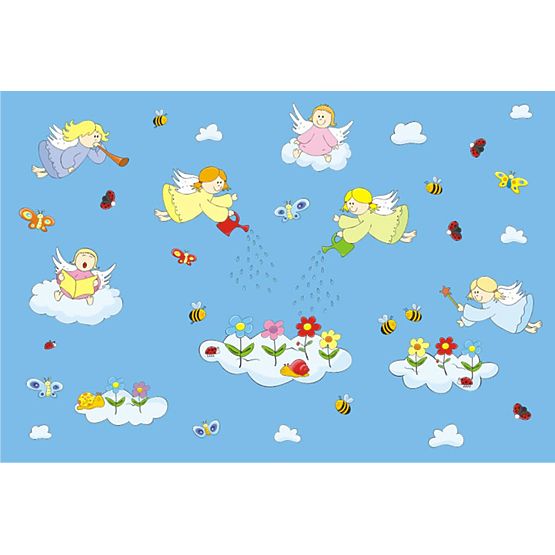 Öntapadó faldekoráció - angyalkák