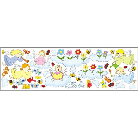 Öntapadó faldekoráció - angyalkák