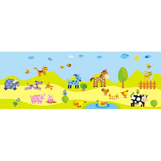 Öntapadó falmatricák  - farm M3 (J)