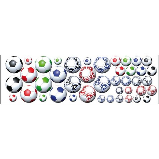 Öntapadó falmatricák - focilabdák