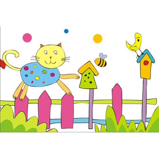 Öntapadó falmatricák - kiscicák