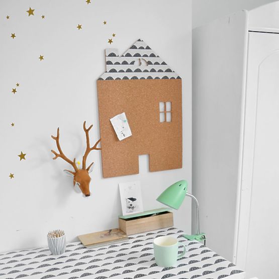 Öntapadó hirdetőtábla DEKORNIK - házikó