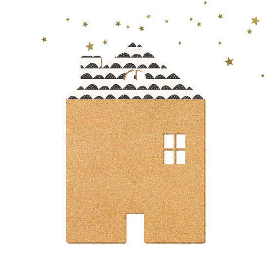 Öntapadó hirdetőtábla DEKORNIK - házikó