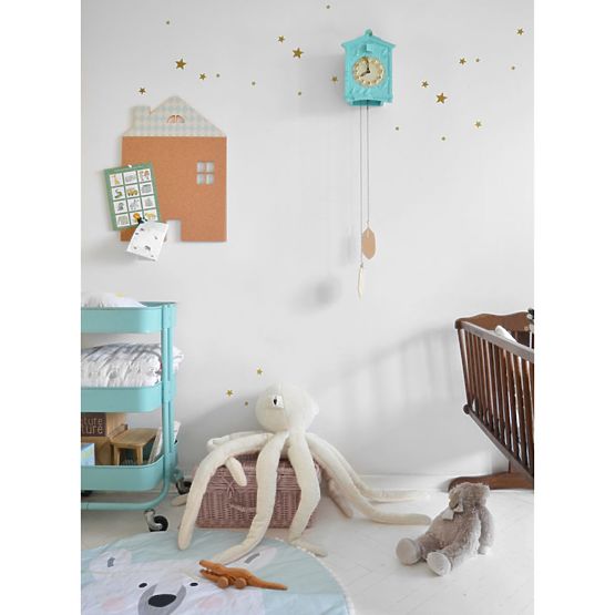 Öntapadó hirdetőtábla DEKORNIK - kék házikó