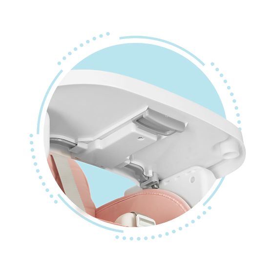 Összecsukható 3 az 1-ben gyerek etetőszék ECOTOYS