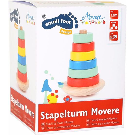 Összecsukható fából készült piramis