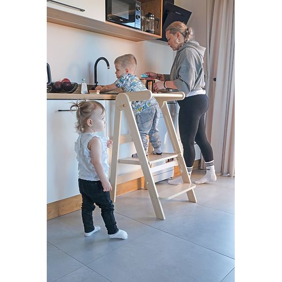 Összecsukható Montessori tanulótorony Fold Woody