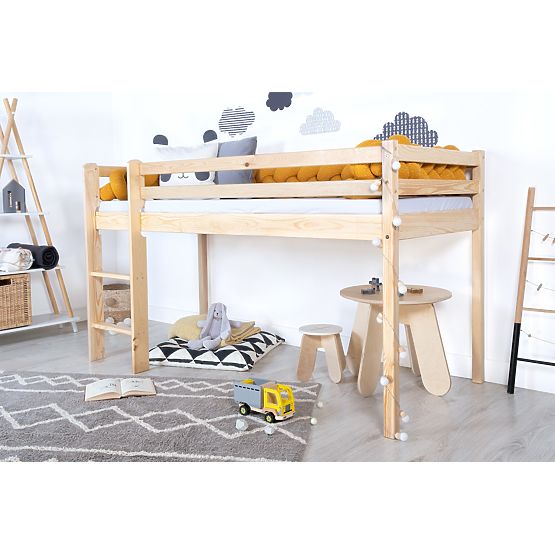 Ourbaby Modo gyerek magasított ágy - fenyő