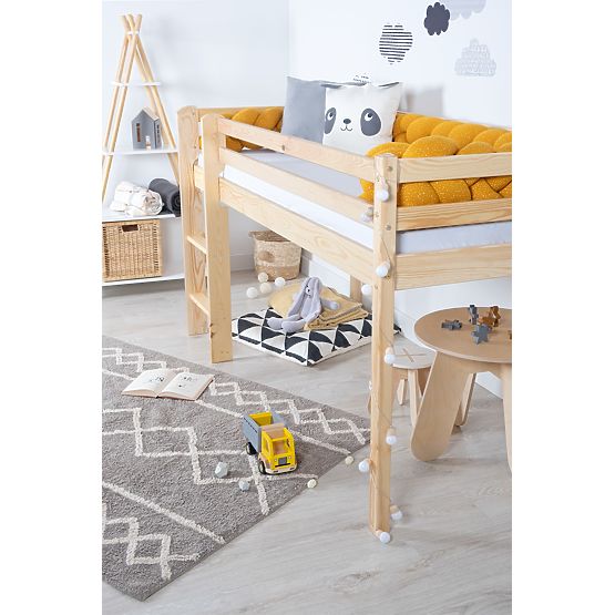 Ourbaby Modo gyerek magasított ágy - fenyő
