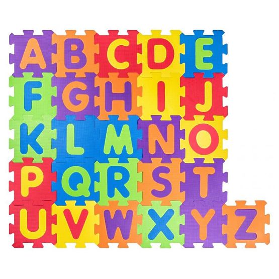 Padló puzzle betűs szőnyeg