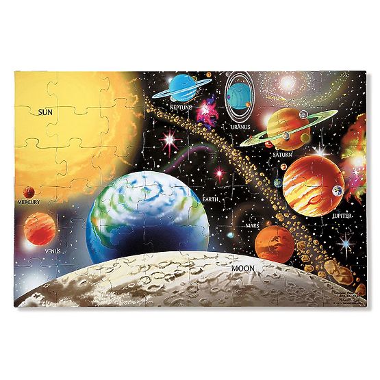 Padló puzzle Naprendszer 48 darabos