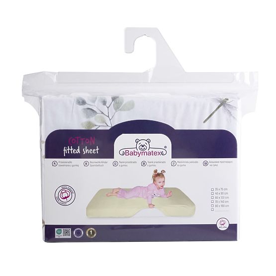 Pamut gumis lepedő - Szitakötők (140x70 cm)