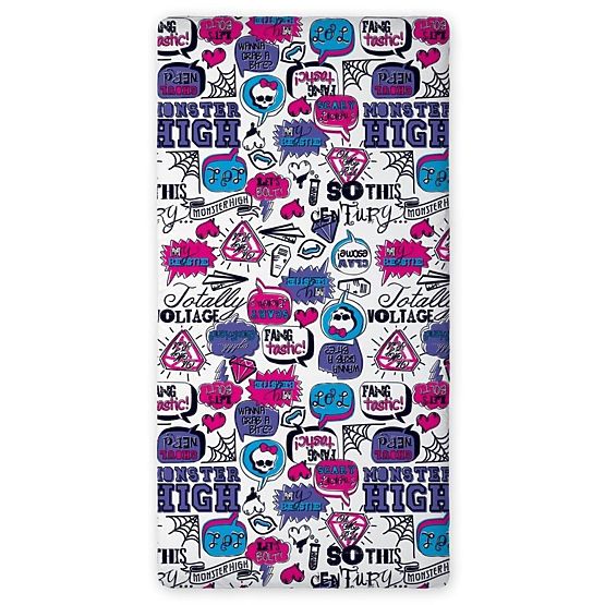 Pamut lepedő - Monster High + INGYEN párnahuzat Monster High