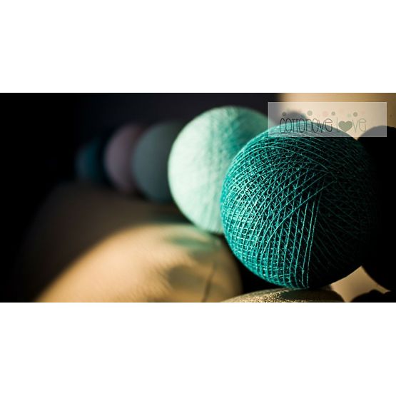 Pamut világító LED golyócskák Cotton Balls - friss love