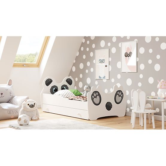 Panda egyszemélyes ágy 140x70 fiókkal