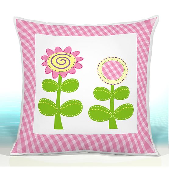 Párna - Happy Daisies Pink 17