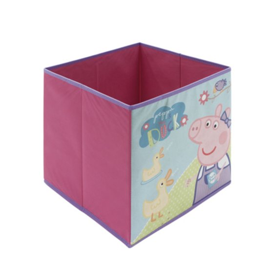 Childrens szövet tárolás box piggybank Peppa