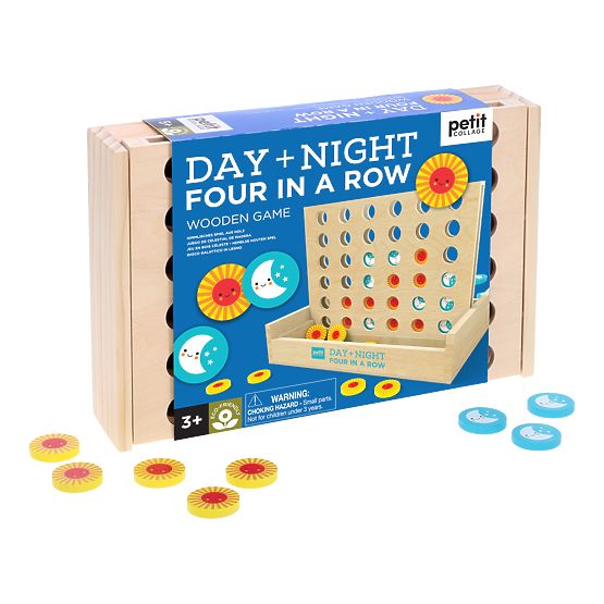 Petit Collage Négy egy sorban játék éjjel és nappal