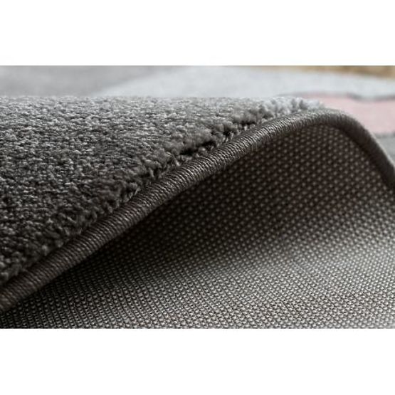 PETIT EGYSZARVÚ kerek szőnyeg, szürke