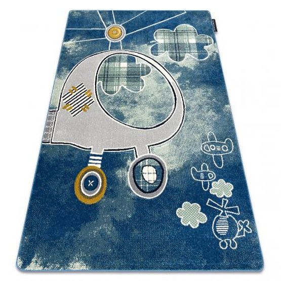 PETIT HELIKOPTER, REPÜLŐ szőnyeg, kék