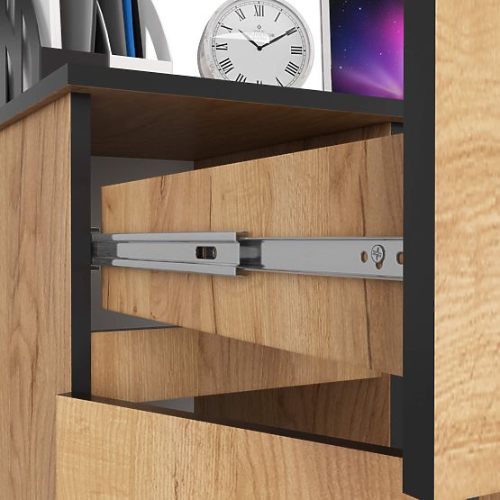 PIKSEL PK SZÁMÍTÓGÉPASZTAL CRAFT TÖLGY - BALOS