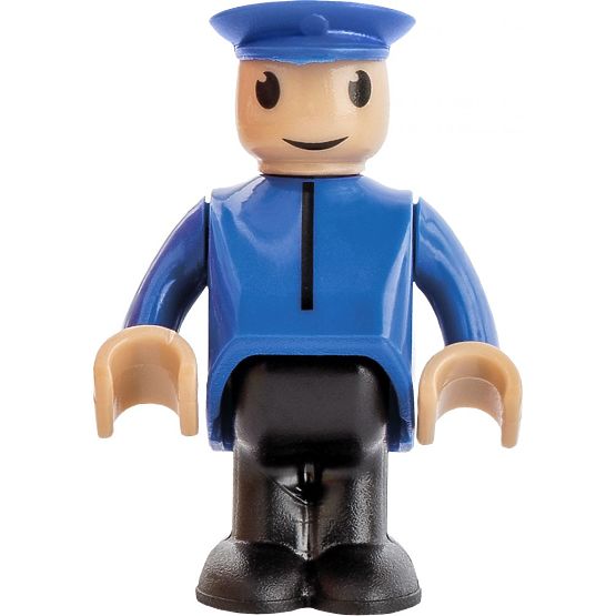 Piros mozdony mozdonyvezetővel elemmel