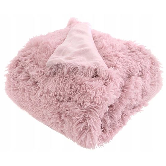 Pléd és ágytakaró ELMO régi rózsaszín